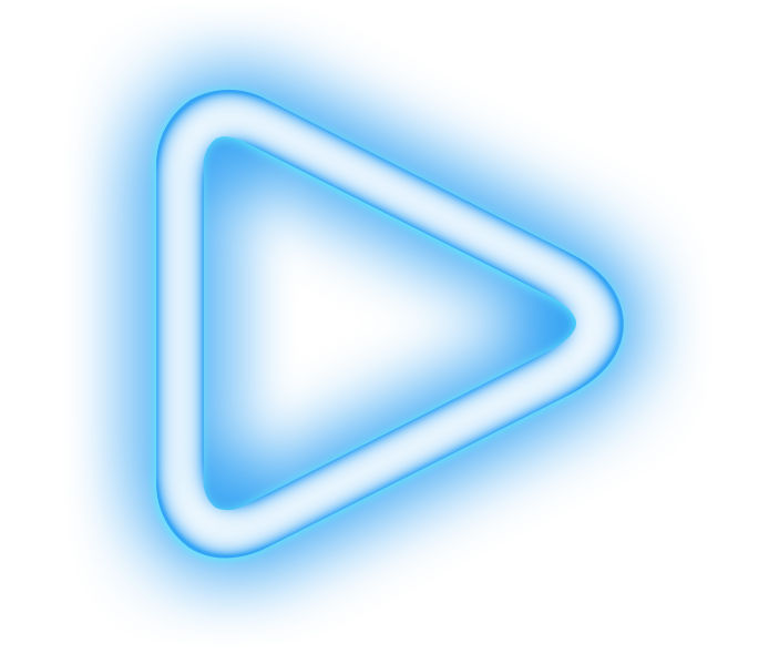 Neon Play Button
